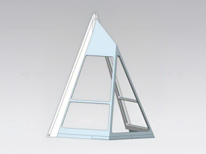 3D Parts Manufacturing Custom Window Frame Manufactured by 3D Metal Printing(1)
