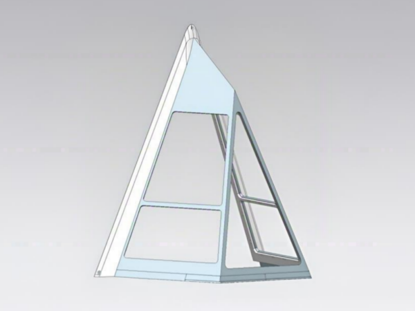 3D Parts Manufacturing Custom Window Frame Manufactured by 3D Metal Printing(1)