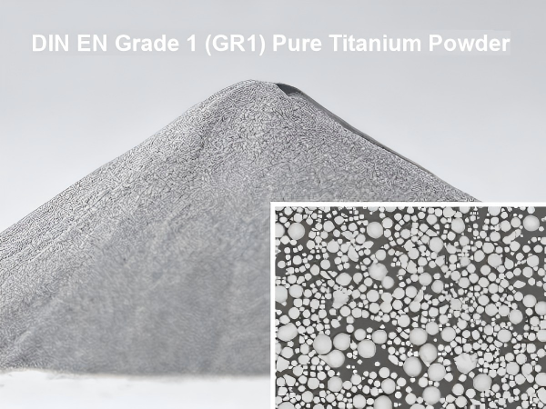 DIN EN Grade 1 (GR1) Pure Titanium Powder Forgecise