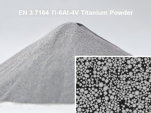 EN 3.7164 Ti-6Al-4V Titanium Powder for Metal 3D Printing EU Medical & Aerospace AM