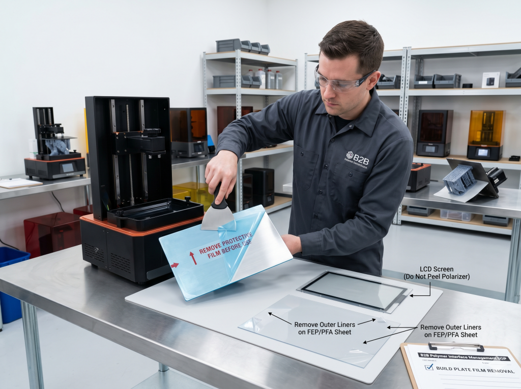 Do You Take Film Off of Resin 3D Printer Plate? The B2B Guide to Polymer Interface Management