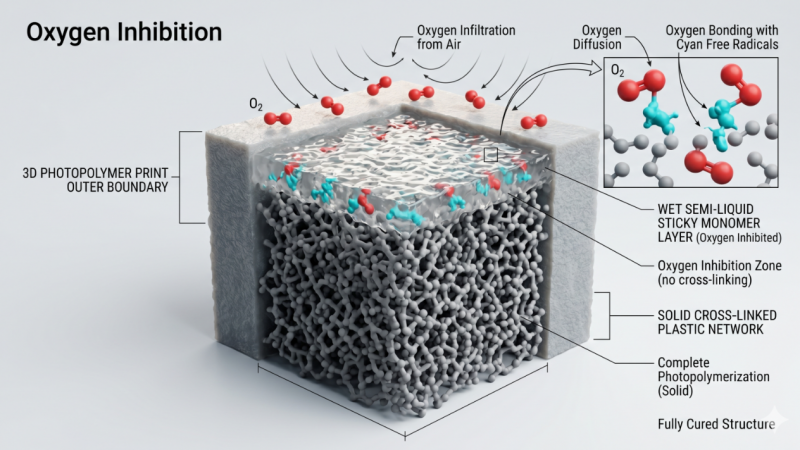 Step 2 Overcoming Oxygen Inhibition and Surface Curing